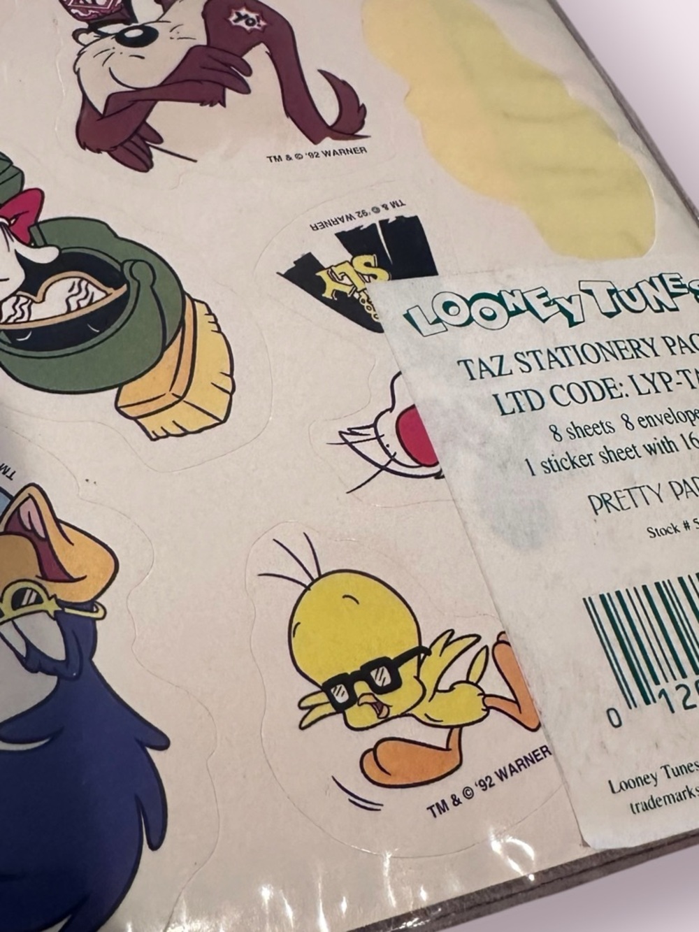 Vintage Looney Tunes Tasmanian Devil Cute Cartoon Stationery Set - Picture 8 of 12